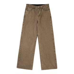 CountryMoment【男女同款】基础纯棉直筒牛仔裤美式复古休闲长裤