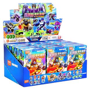 正版布鲁可积木人变形金刚星辰版1234弹装甲隐藏擎天柱威震天声波