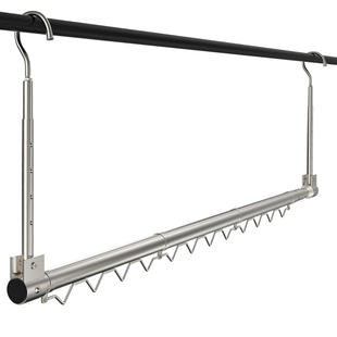 晒被子神器晾衣架阳台衣架免打孔即挂式不锈钢防盗网挂衣服凉衣