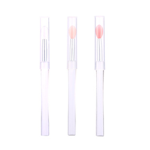 硅胶唇刷带盖唇膜刷唇膏刷子口红刷亮片眼影刷便携遮瑕遮暇唇笔刷