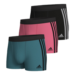 Adidas阿迪达斯官方秋冬男士内裤速干弹力棉质吸湿排汗平角3条装
