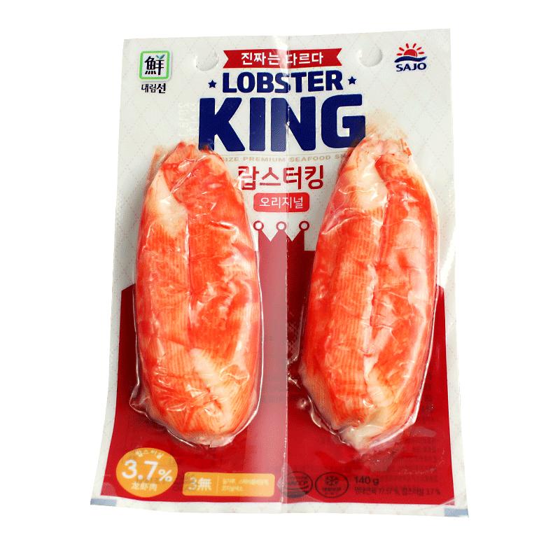 韩国思潮大林蟹柳蟹肉棒蟹棒手撕king低脂鳕龙虾寿司专用即食零食