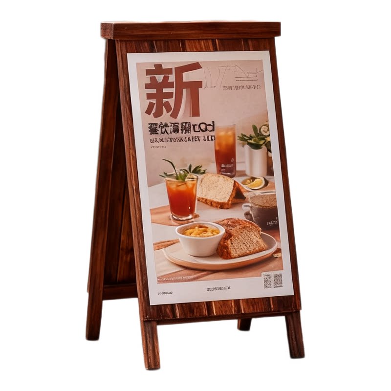 户外防水展示架双面海报牌防腐碳X展架/易拉宝