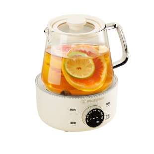 西屋小型全玻璃养生壶家用多功能水壶泡茶壶花茶办公室煮茶器H12