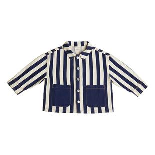 3件5折 Little现货英国Claude Co FW25秋冬儿童豹纹外套长裤背带