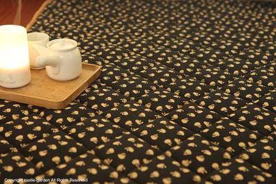 新疆包邮CastleGarden和风开运绗缝游戏垫榻榻米地垫 福兔赤\/蓝\