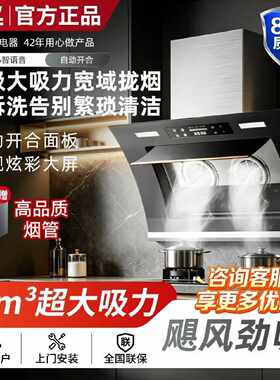 【新飞】侧吸式油烟机厨房家用上门安装出租房小户型全国联保语音