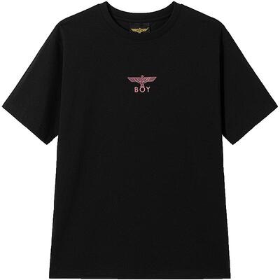 boylondon情人节烫金爱心圆领T恤