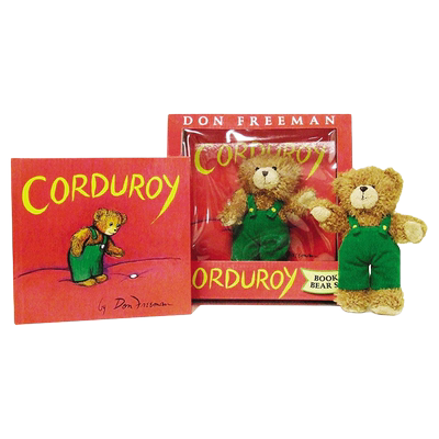 英文原版 Corduroy Book and Bear 小熊可可玩具套装 Don Freeman 英文版 进口英语原版书籍