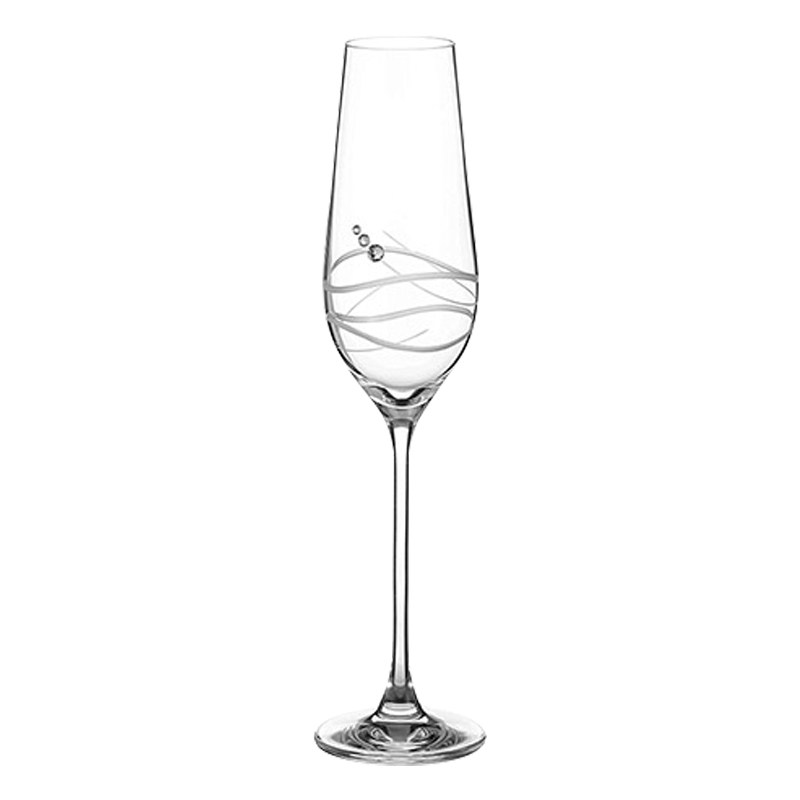 BERHE捷克进口礼盒镶钻高脚杯