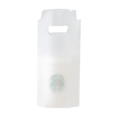 可降解奶茶单杯透明手提袋