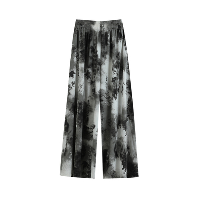 高腰国风休闲百搭凉凉裤阔腿裤