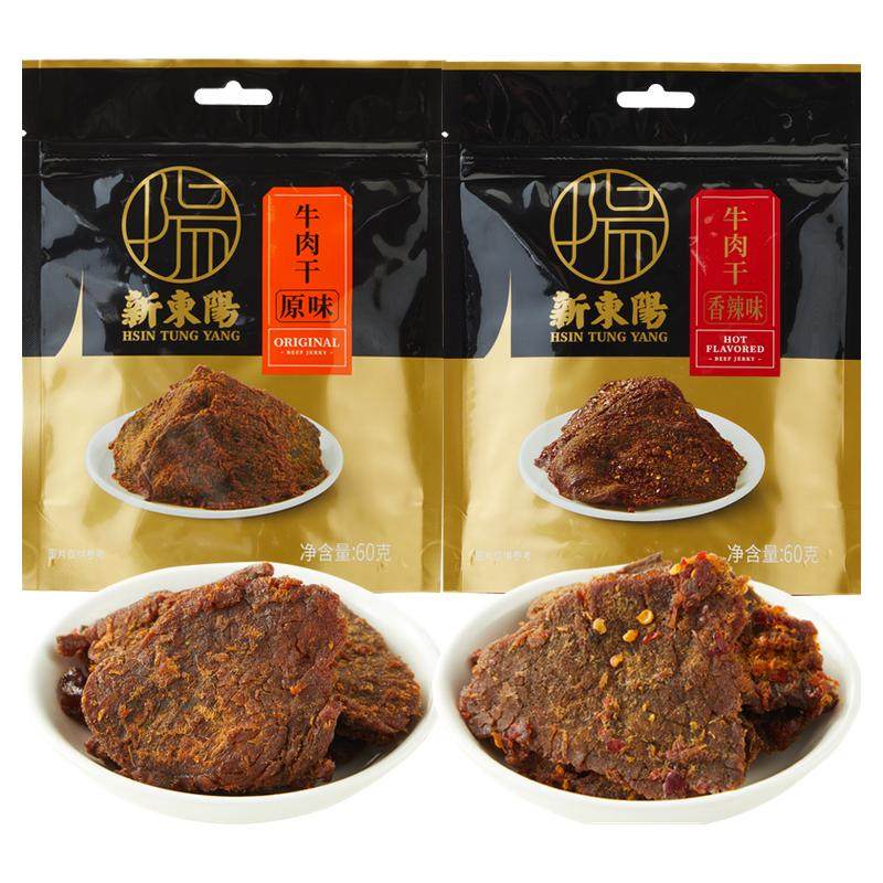 新东阳台式原味香辣牛肉干猪肉脯