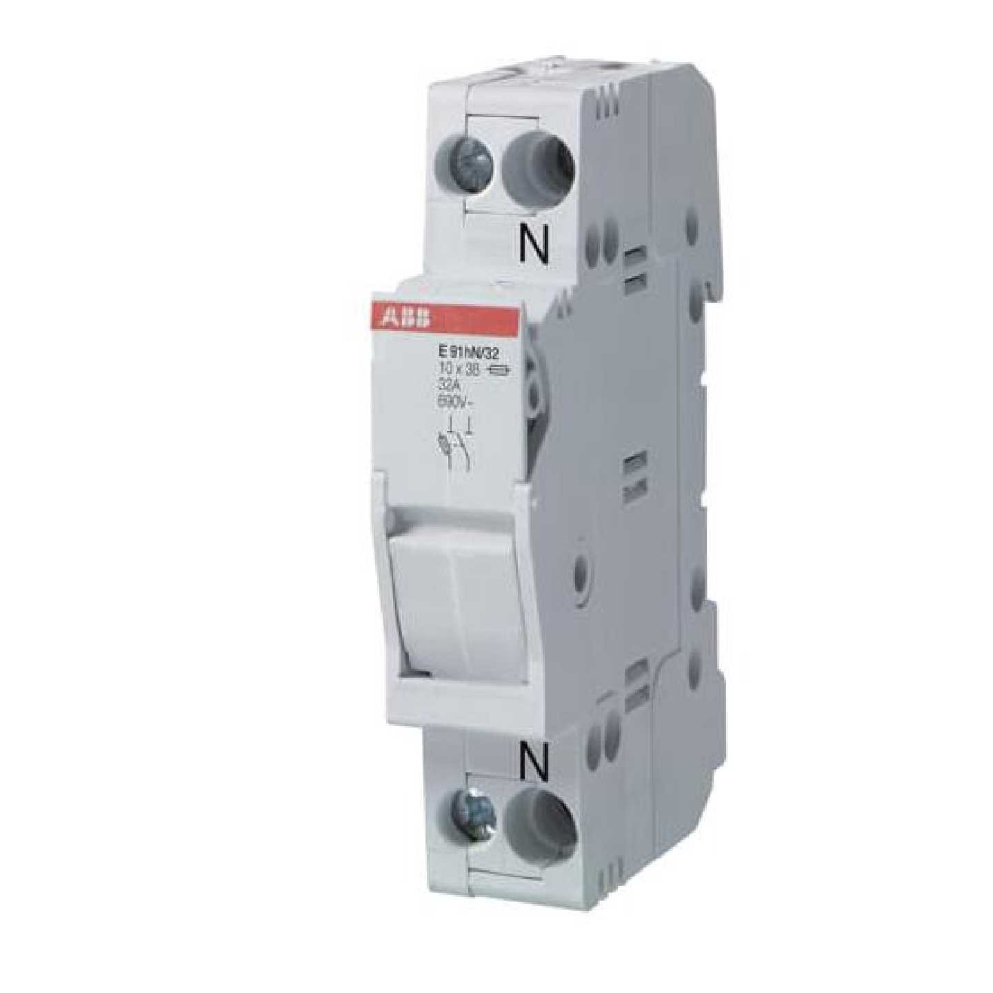议价原装ABB熔断器式隔离开关 熔丝座  E91hN/32   1NA  32A图片