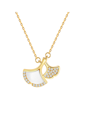 三生有杏项链S925银精致小众