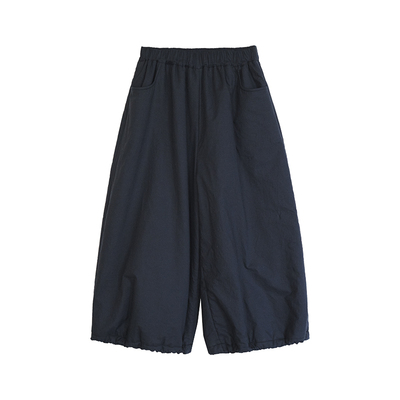 安妮森林棉布宽松保暖束脚棉裤冬