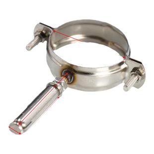 金属110管卡不锈钢固定吊码墙管道夹pvc外墙卡箍卡扣抱箍160吊卡