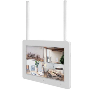 家用自带电池摄像头无线停电监控设备免布线不插电超长待机一体显示屏录像插卡坚控器射像头套装WIFI远程回放