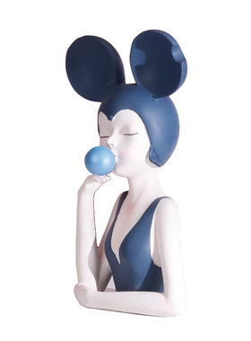 少女心轻奢风桌面茶几酒柜装饰品