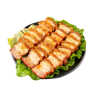 菜帮主酒店餐饮脆皮五花肉猪肉油炸烤即食网红冷冻半成品特色食材