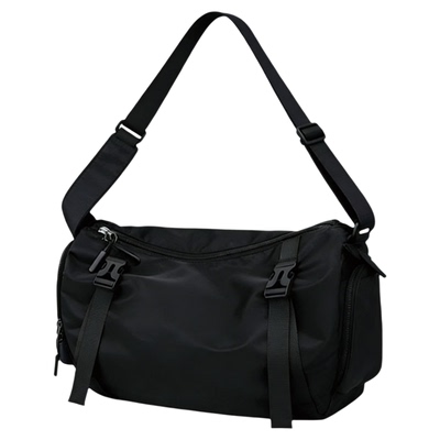 学生简约纯色百搭斜挎包