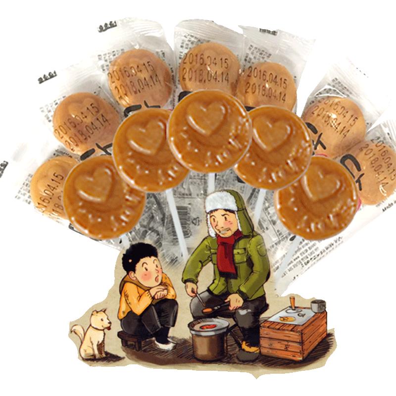 【26年新货】韩国进口帕克大叔麦芽糖儿童棒棒糖网红80后怀旧零食