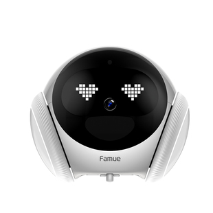 Famue家庭机器人智能全屋移动陪伴老人小孩宠物Magic S1监控摄像头无线wifi手机远程操控可逗宠遥控双向语音