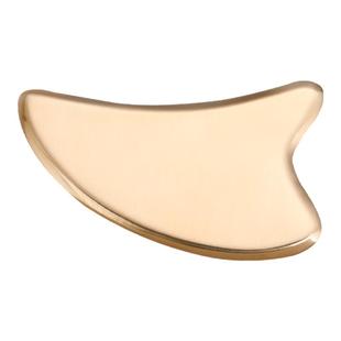 黄铜刮痧板正品纯黄铜制面部脸部颈部淋巴家用爱心小海豚按摩板