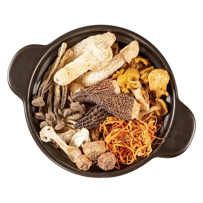 羊肚菌汤包干货鸡汤食材山珍组合