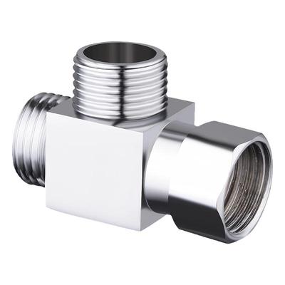 活接三通全铜4分外牙转接口角阀一进二出分水阀一分二接头内外丝