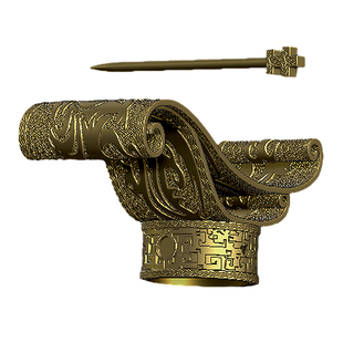 古装皇帝发冠汉服发饰汉朝皇上登基头冠古装头饰剧组摄影演出道具