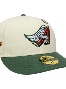 NEW ERA纽亦华26新品MLB帽钉天使/游骑兵队微弯帽男女硬顶NE5950