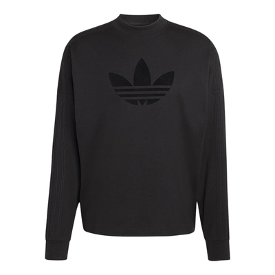 Adidas/阿迪达斯正品三叶草男士休闲圆领针织运动长袖上衣KD6575