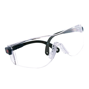 3M护目镜10196防护眼镜透明防尘雾摩托车骑行防沙平光防风眼镜
