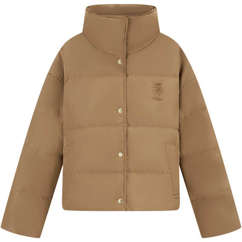 Tommy女装休闲刺绣高立领羽绒服