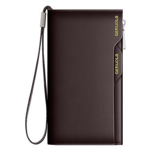 钱包男真皮2025新款长款大容量多卡位牛皮手拿包驾驶证卡包长票夹