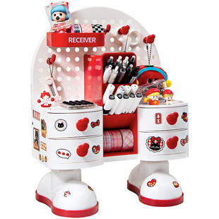 小槑同学 会站立的洞洞板笔筒儿童女孩男孩学生桌面大容量超大收纳盒高颜值ins风创意可爱笔桶桌上多功能笔盒