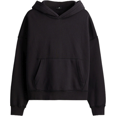 HM男装女装卫衣秋季加绒宽松重磅棉质内里保暖长袖连帽衫1249500