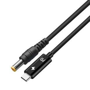 USB-C转DC5525笔记本电脑充电线type-C转5.5*2.5MMPD诱骗线1.5米