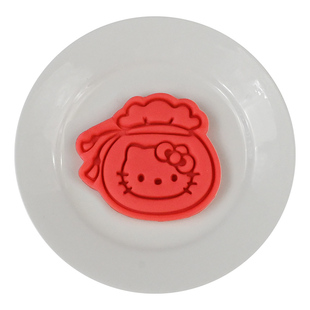 新年kt招财猫hellokitty卡通饼干模具曲奇糖霜按压家用烘焙工具