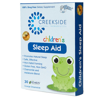 美国儿童睡眠片低剂量褪黑素安瓶助睡觉学生青少年睡前安抚神器