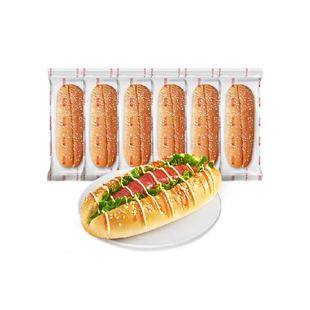 曼可顿热狗面包胚即食香肠汉堡胚DIY学生美式现做早餐休闲下午茶