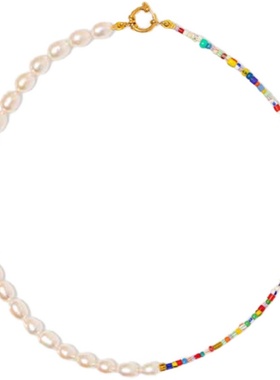 欧洲小众葡萄牙设计淡水珍珠项链