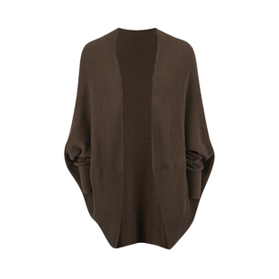 MosesQueen魔西女王蝙蝠袖针织开衫毛衣外套宽松显瘦外搭慵懒上衣