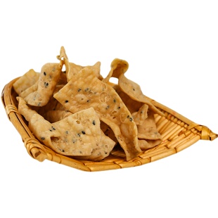 河南特产老式传统小吃油炸麻叶子中式糕点焦叶子安徽特产手工麻叶