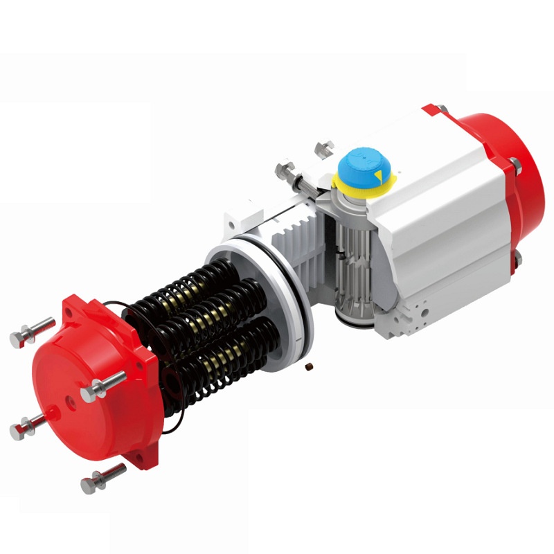 惠州工厂气动执行器S92S93批发作用双作用气缸执行器单活塞式