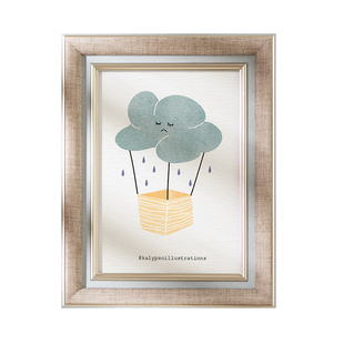 定制相片打印加相框洗照片6寸六7寸七8寸5欧式摆台画框挂墙高级感