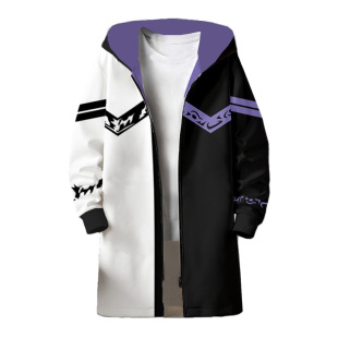 假面拉链风衣Ex-Aid周边衣服build二次元冬季中长款加绒骑士外套