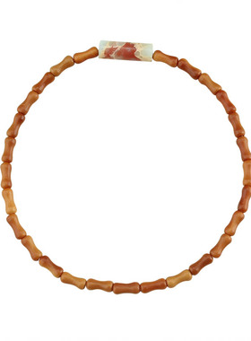 橄榄核竹节手链女巨细简约民族风