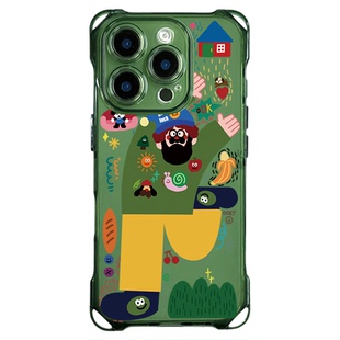 适用苹果17pro手机壳带挂绳新款iphone16promax斜挎磁吸15pro保护套全包防摔14plus防盗可背12挂脖网红外壳女